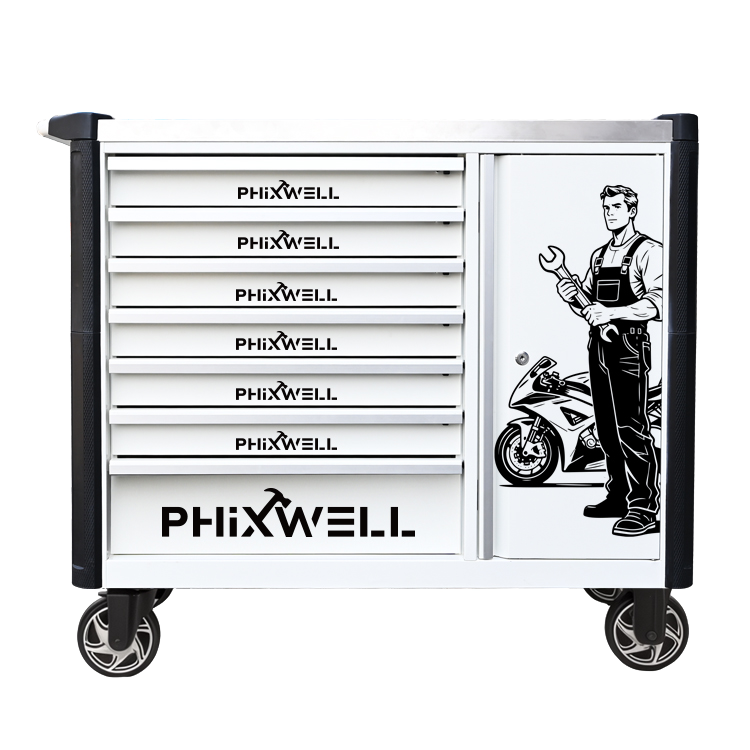 719516 PHIXWELL Armadio portautensili nuovo modello a 7 cassetti