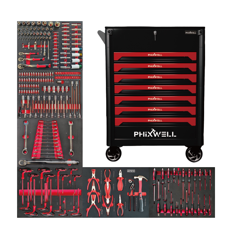 719508 PHIXWELL Armadio portautensili a 7 cassetti