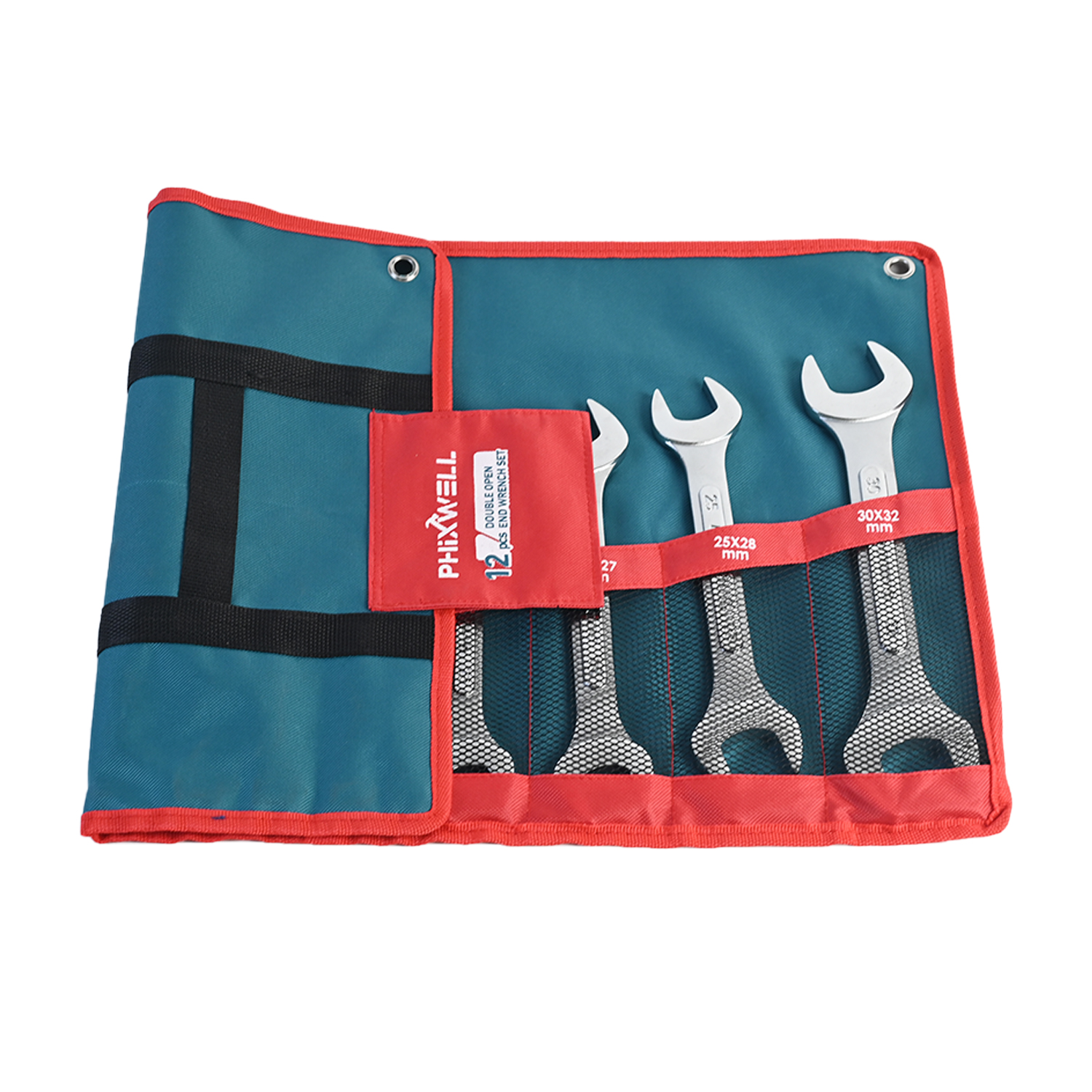 717534 PHIXWELL Set 12 chiavi a doppia testa scanalate