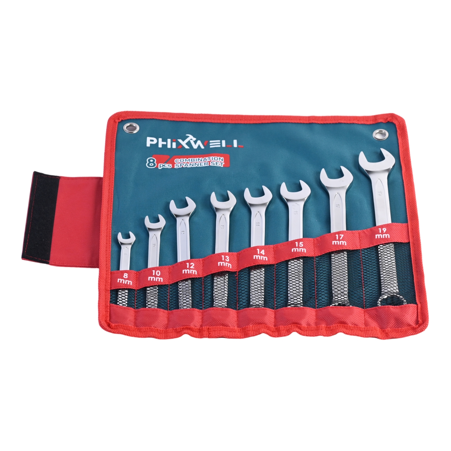717531 Set di chiavi combinate PHIXWELL da 8 PZ