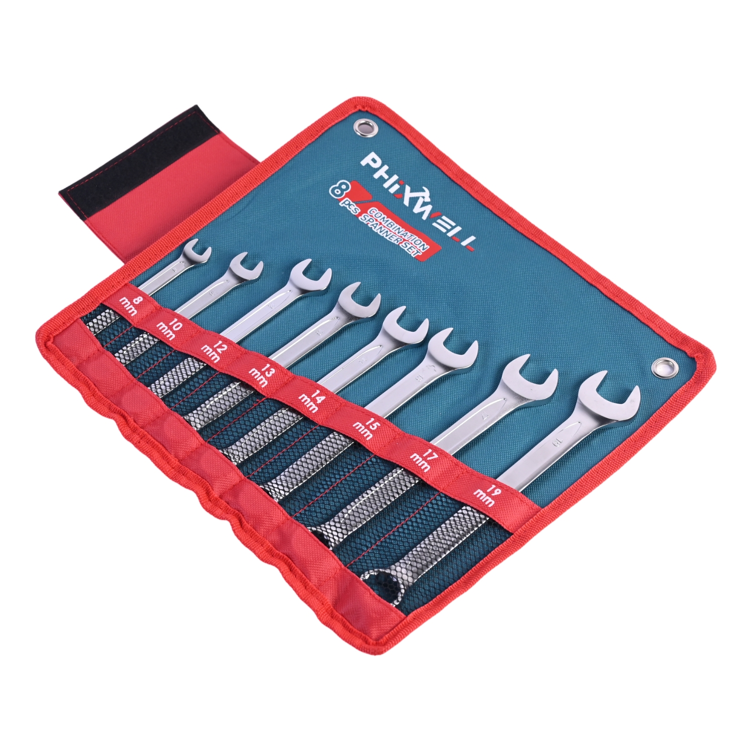 717531 Set di chiavi combinate PHIXWELL da 8 PZ