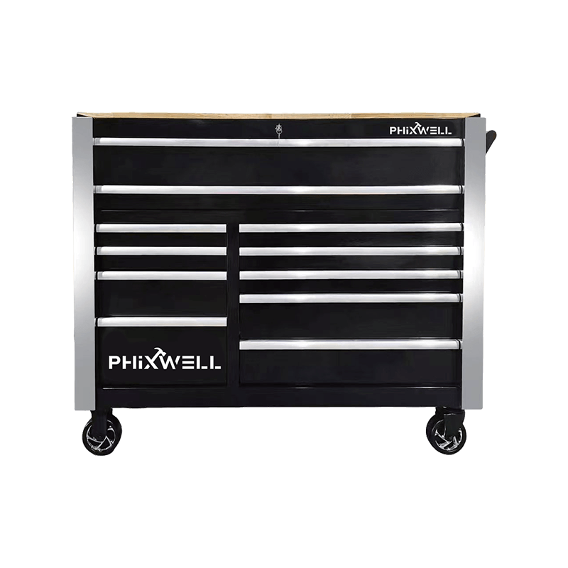 719520PHIXWELL Armadietto portautensili a 11 cassetti con set di attrezzi da 377 pezzi
