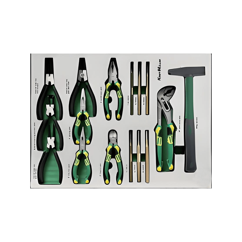 719509 PHIXWELL Armadio portautensili a 7 cassetti con set di utensili da 309 pezzi